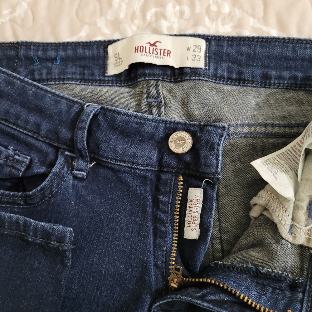 Hollister skinny jeans size 9L
